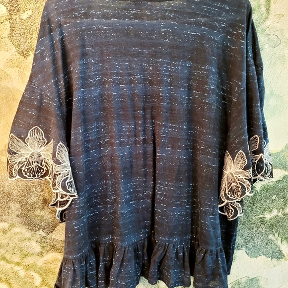 Anthropogie Pilcro Embroided Floral Blouse - Picture 3 of 7